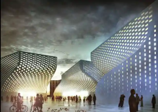 Proyecto Centro Cultural en Tirana (BIG)