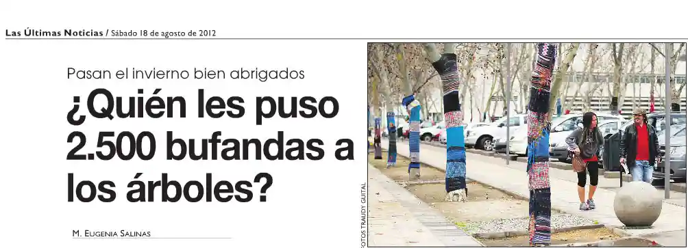 Las bufandas las puso el Campus Creativo!!!
