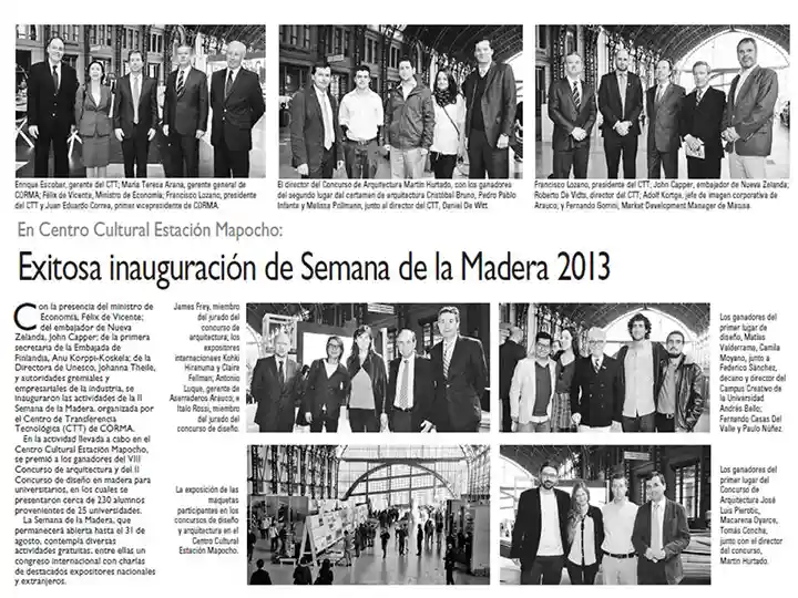 Alumnos de Diseño del Campus Creativo premiados en Concurso CORMA Diseño 2013