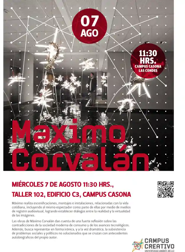 Máximo Corvalán en el Campus Creativo