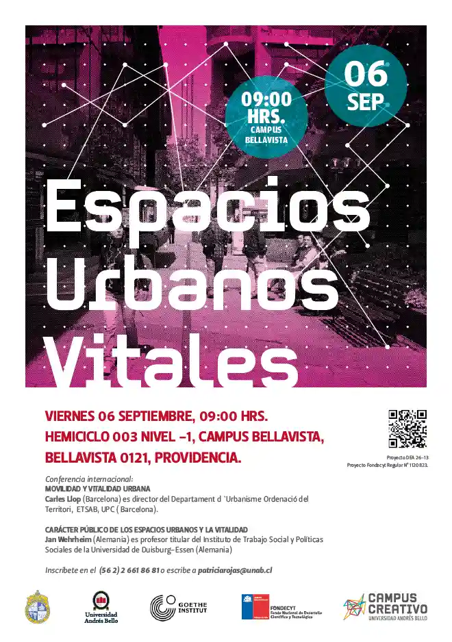 Conferencia Internacional: Espacios Urbanos Vitales
