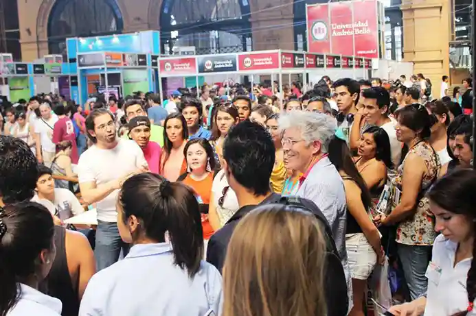 Última jornada de la Feria de la Postulación y Admisión 2014 en Estación Mapocho