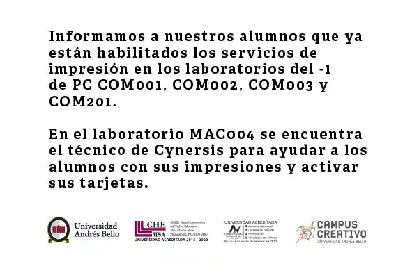 Atención Alumnos