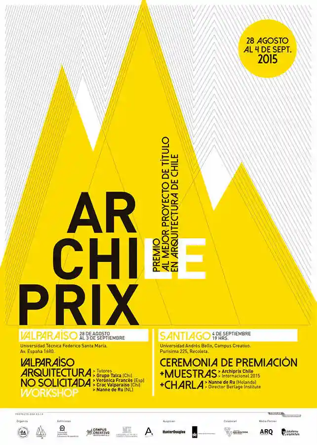 ARCHIPRIX Chile 2015: La plataforma de los jóvenes profesionales de la arquitectura