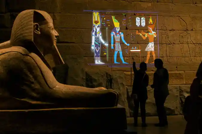 Temple of Dendur’s Lost Colors Brought to Life at the Met
