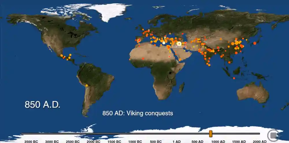 Video muestra 6 mil años de urbanización
