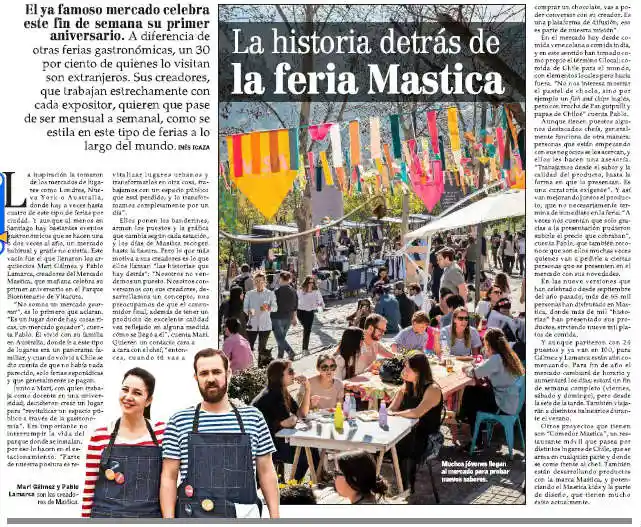 La historia detrás de la feria Mastica
