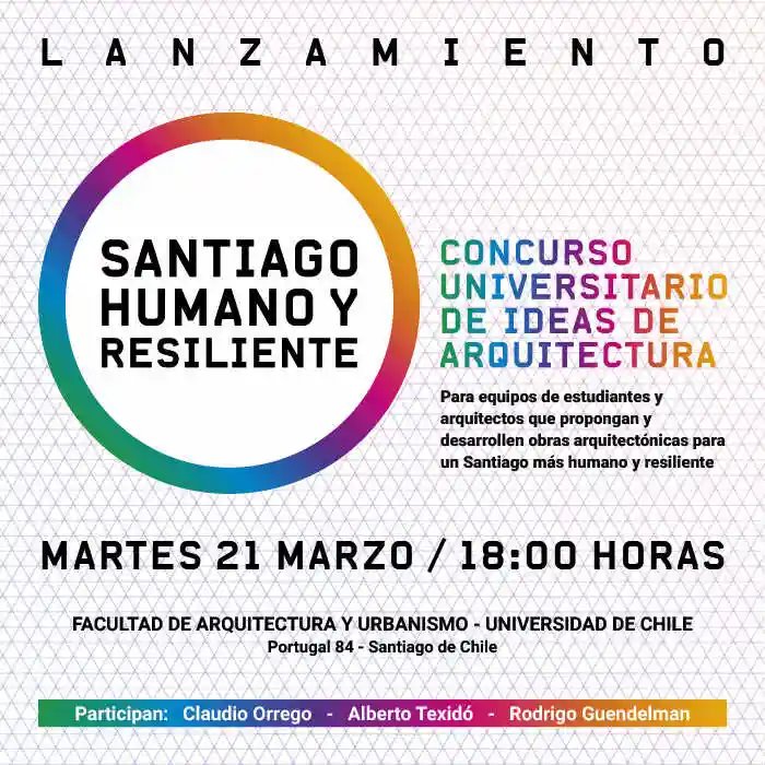 Concurso universitario de ideas de arquitectura SCL Humano y Resiliente