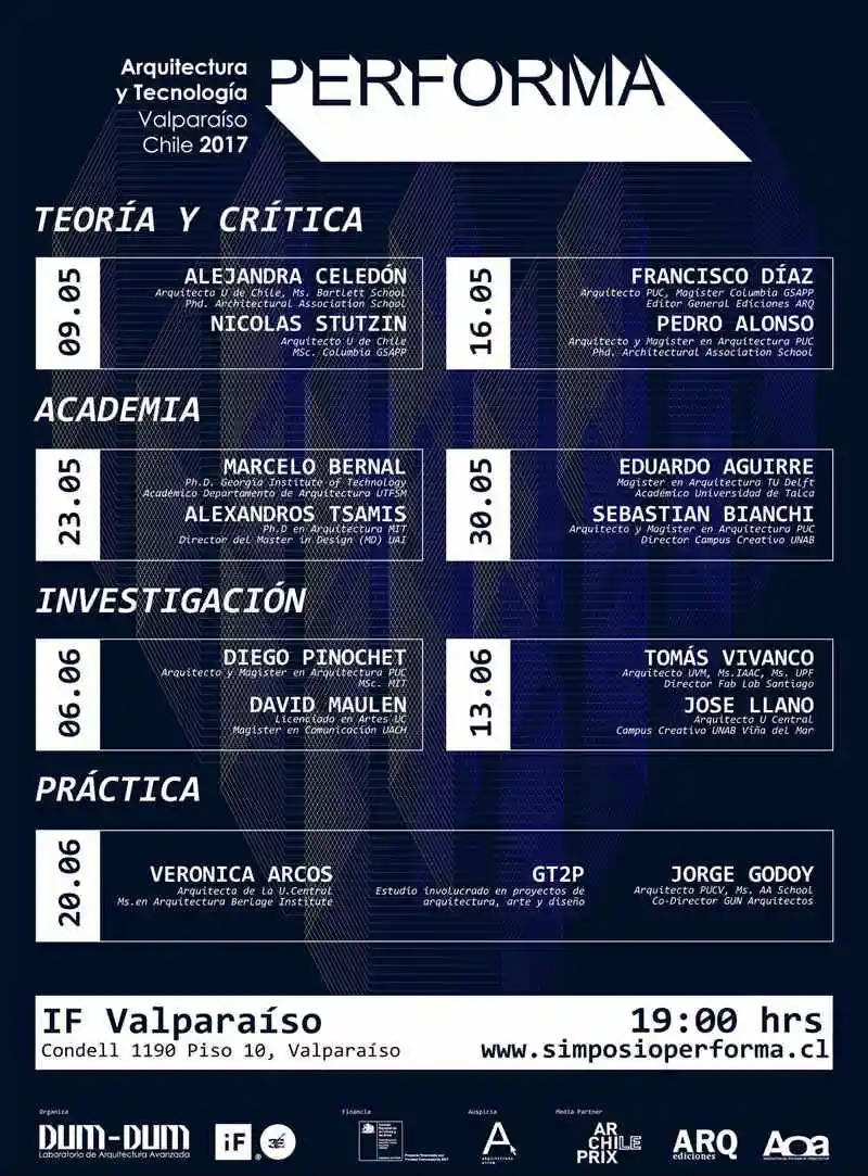 PERFORMA: Arquitectura y Tecnología Valparaíso 2017.