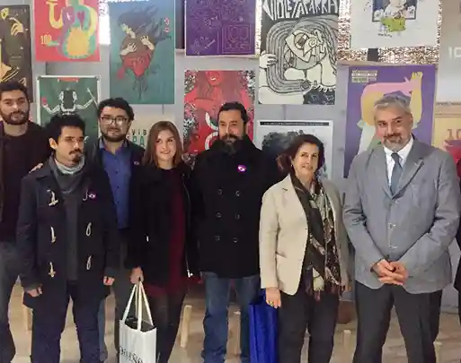 Premiación del concurso de afiches Violeta Parra 100