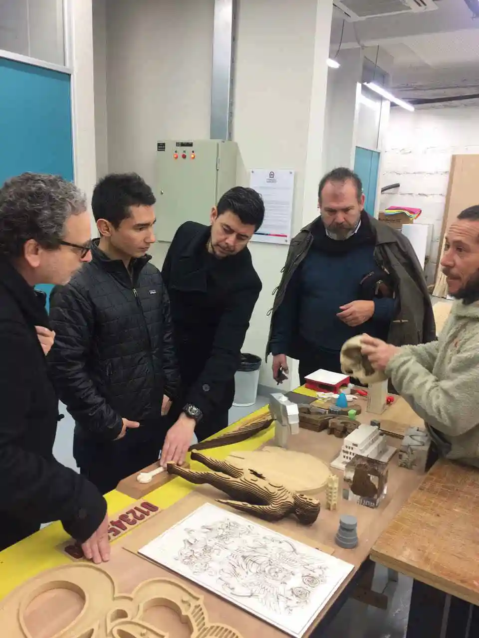 Visita Teatro Municipal de Santiago a Campus Creativo
