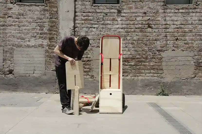 Diseño Puesto de venta transportables
