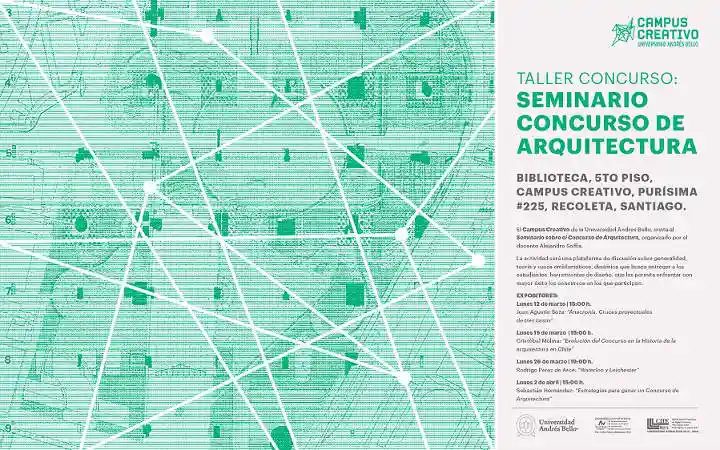 Destacados exponentes de la arquitectura se darán cita en seminario UNAB sobre el “Concurso de Arquitectura”
