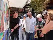 Pablo Langlois participó como jurado en concurso “In Situ: Pintando Providencia”