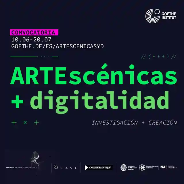 Convocatoria ARTEscénicas + digitalidad