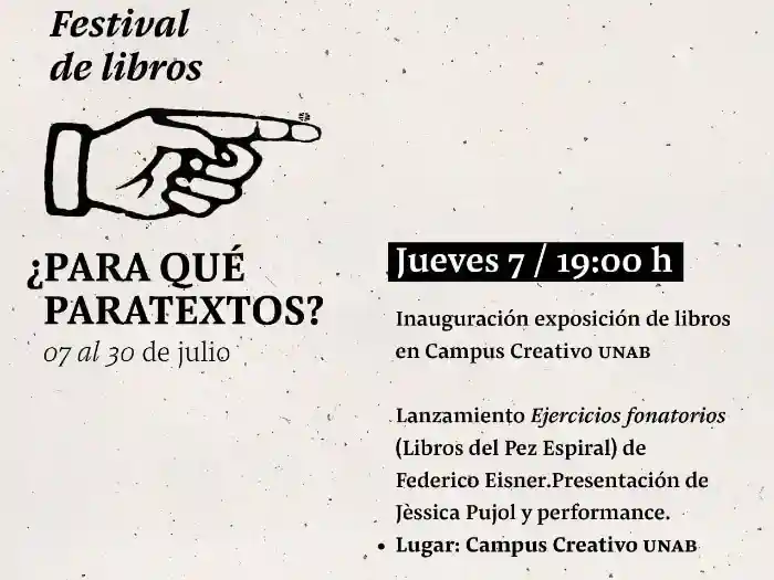 Campus Creativo presentó el 5° Festival de libros “¿Para qué Paratextos?”